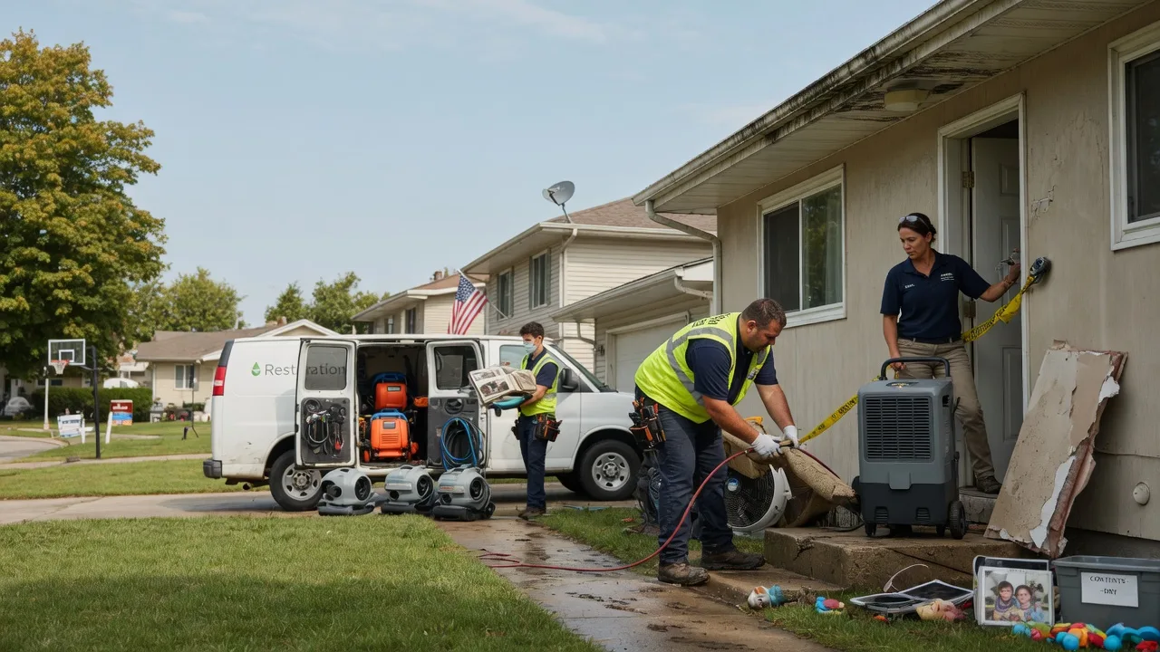 Water Damage Restoration in Sidell, IL near me